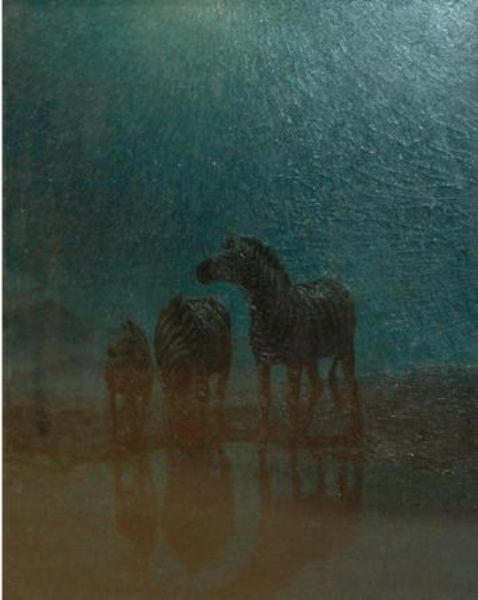 zebras-grazing-moonlight