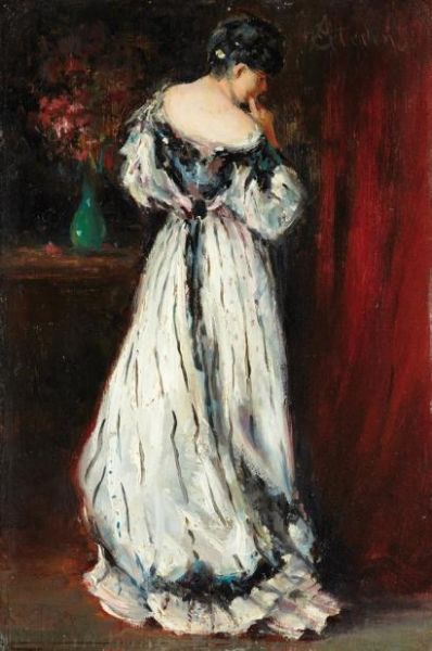 portrait-d-une-elegante-de-dos