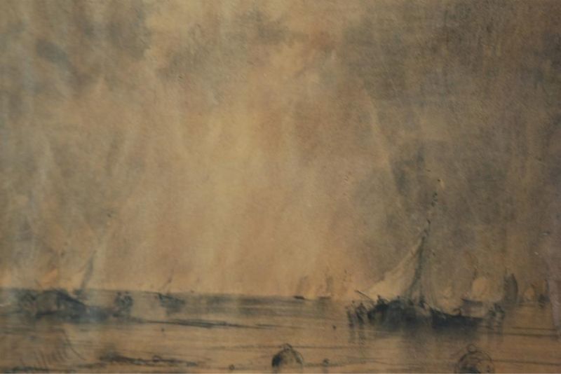 bush-scene-with-fishing-fleet-coming-ashore