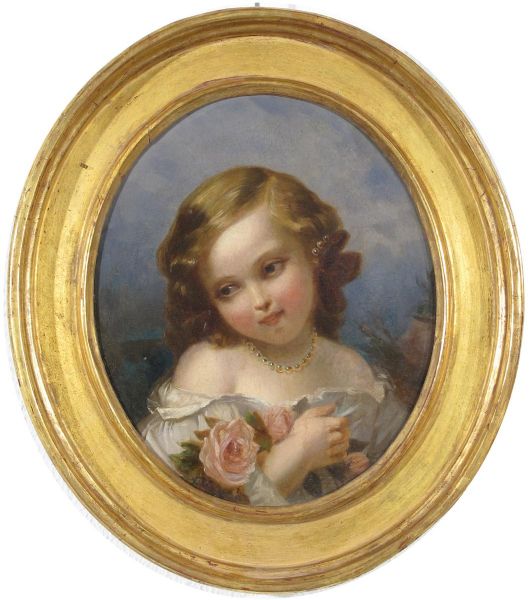 portrait-of-a-girl-holding-roses