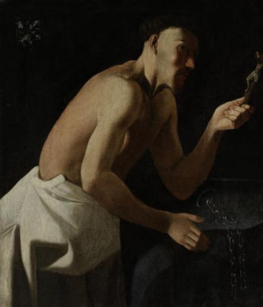 a-hermit-contemplating-the-crucifix