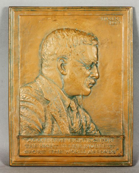 bronze-bas-relief-of-theodore-roosevelt