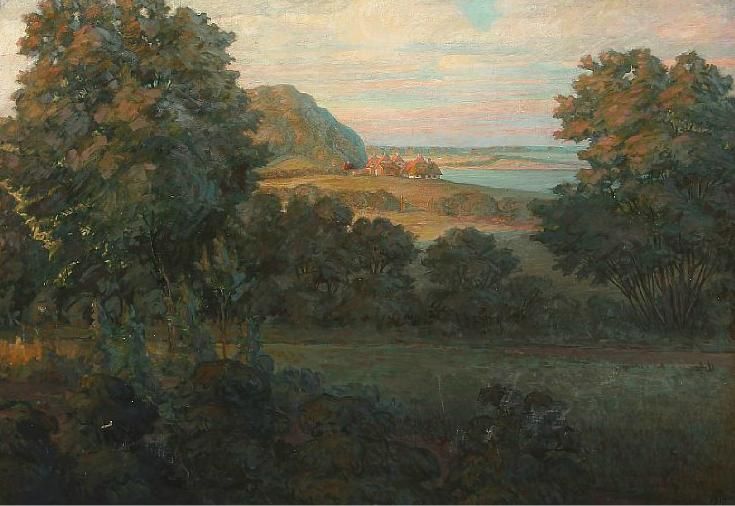 landscape-with-a-forest-and-a-small-fishing-village-on-the-coast