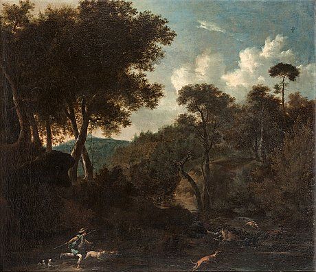 landscape-with-hunters-dogs-and-deers