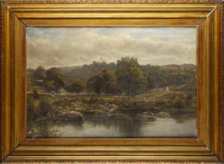 figures-by-a-river