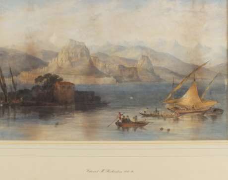 italian-lake-with-fisherman-and-castle