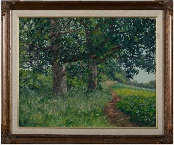 landscape-with-path-under-two-trees