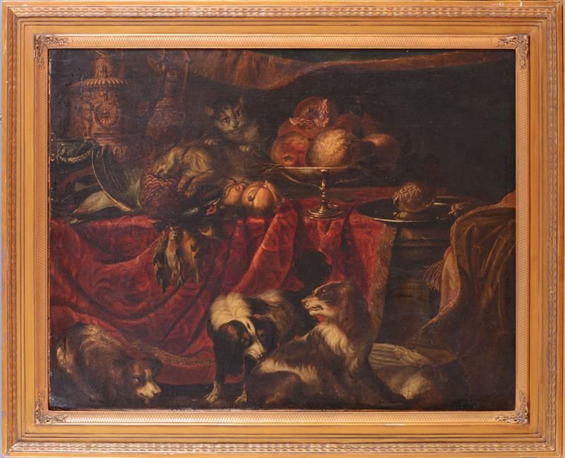 still-life-with-cat-and-dog