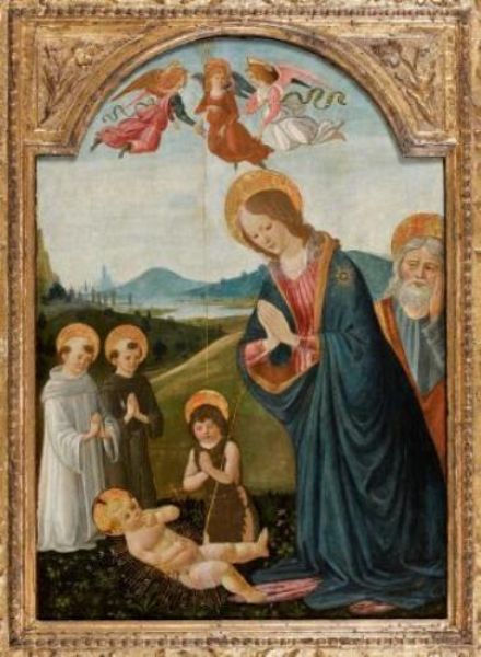 l-adoration-de-l-enfant-jesus-avec-saint-jean-baptiste-saint-joseph-un-saint-chartreux-et-un-saint-franciscain