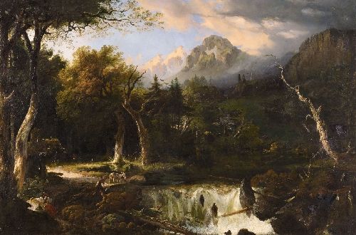wooded-landscape-with-torrent