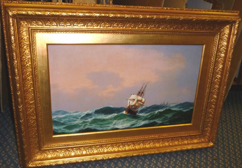 a-sailed-ship-at-sea