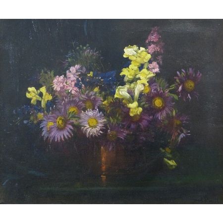 still-life-study-of-a-bowl-of-flowers-on-a-table-including-snapdragons