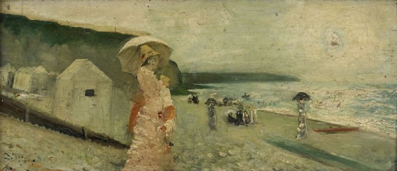elegant-kvinna-med-parasoll-pa-strand-dieppe