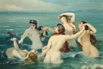 mermaids-frolicking