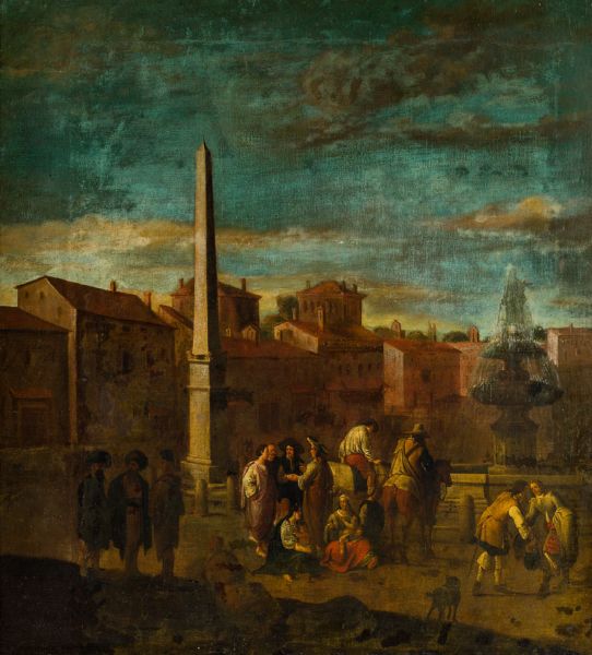 plaza-con-obelisco-y-figuras