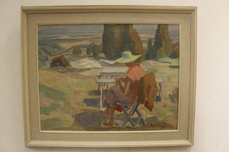 kvinna-i-solhatt