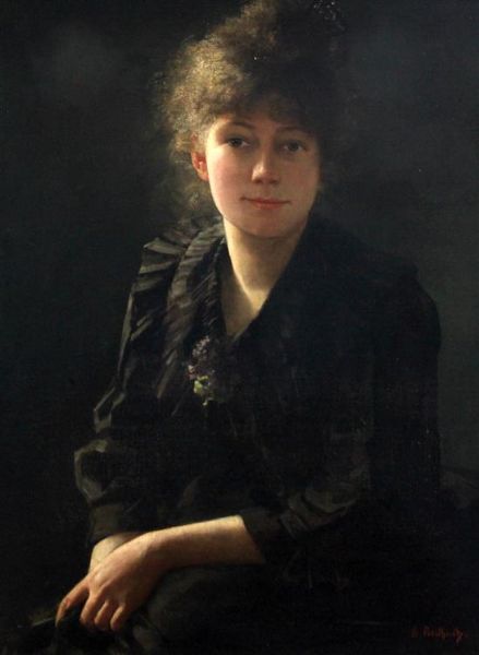 portrait-of-a-lady-wearing-a-black-dress