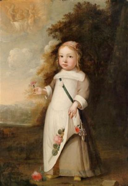 portrait-of-a-child-holding-a-flower