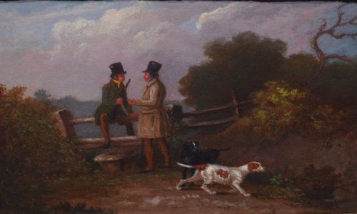 snr-sportsman-by-a-stile-with-gun-dogs