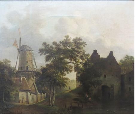 a-mill-at-the-edge-of-a-dutch-town