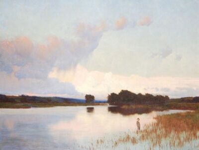 clearing-off-after-storm-on-benham-lake
