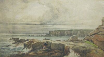 a-fisherman-on-a-rocky-shore