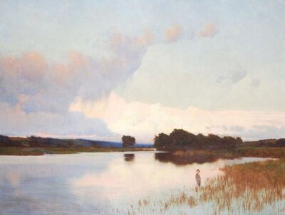 clearing-off-after-storm-on-benham-lake