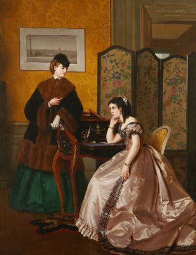 henri-jean-baptiste-two-ladies-in-a-drawing-room