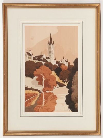 glasgow-university-from-the-river-kelvin-and-church-in-colquhoun-square-helensburgh