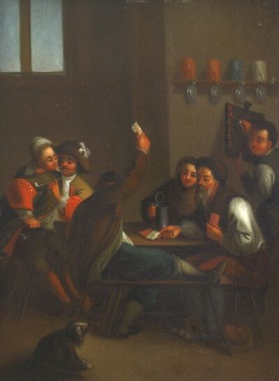 zimmerinterieur-mit-trinkenden-und-kartenspielenden-bauern-am-tisch