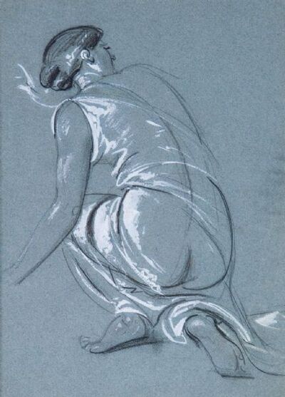 crouching-figure-looking-over-her-right-shoulder