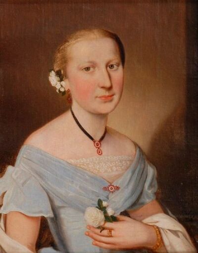 biedermeier-damenbildnis