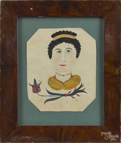 portrait-of-a-woman-with-a-crown-and-a-tulip-vine-below