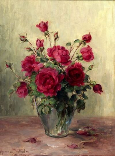 rozen-in-een-glazen-vaas