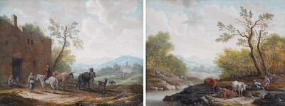 landschaften-mit-vieh-und-staffage-gegenstucke