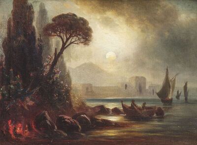 mediterranean-coast-by-moonlight