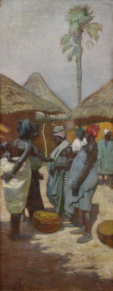 femme-dans-un-village-africain