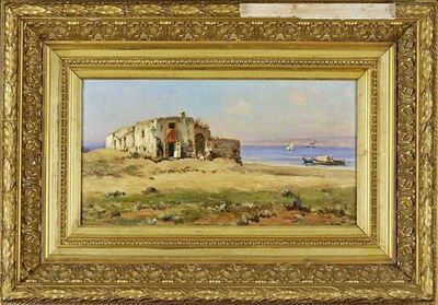 maison-de-pecheur-et-barques-au-bord-de-la-mediterranee