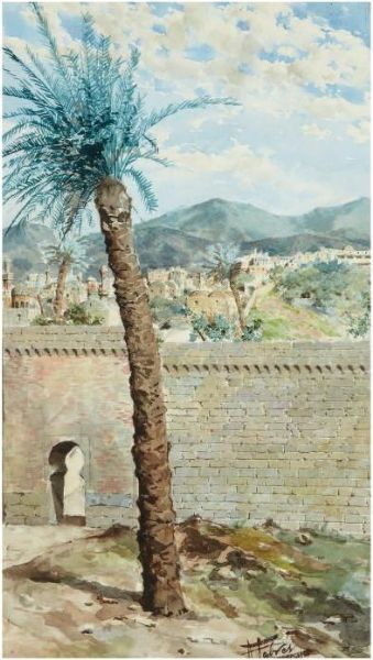 vue-d-une-ville-d-orient-au-dela-des-remparts-an-oriental-town-seen-after-the-remparts