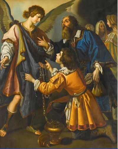 the-archangel-refuses-tobias-s-offerings