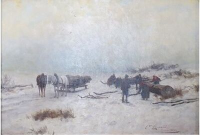 gathering-wood-in-the-snow