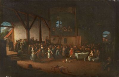 a-barn-interior-with-peasant-festivities