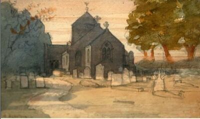 a-church-and-churchyard