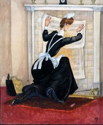maid-by-a-fireplace