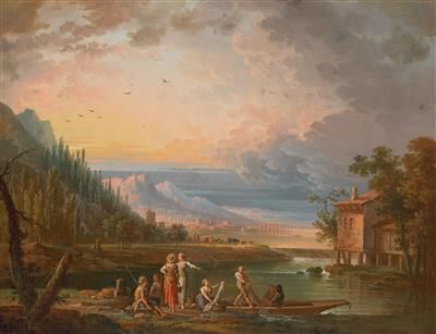 an-arcadian-landscape-with-fishermen-gathering-their-nets
