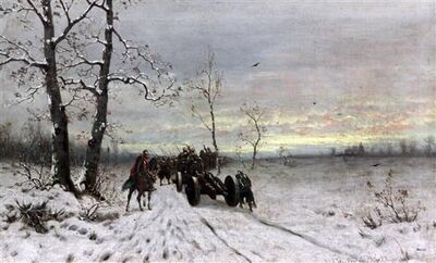 soldiers-and-gun-carriage-in-the-snow