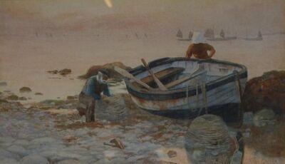 fishermen-mending-nets