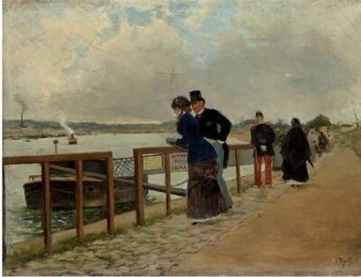 couple-a-l-embarcadere-de-l-hippodrome-de-l-alma