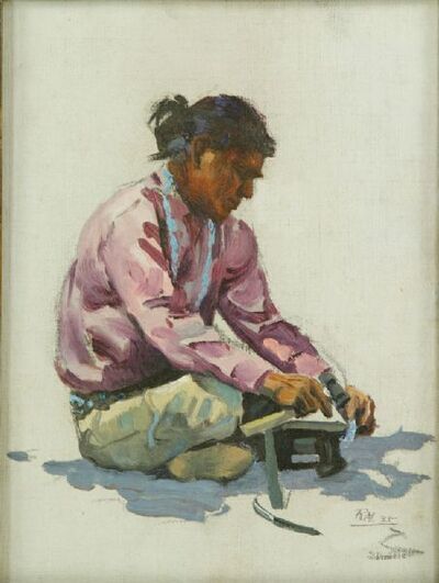 portrait-of-a-seated-man-with-tools