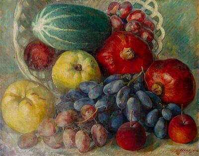 still-life-with-pomegranates-and-grapes